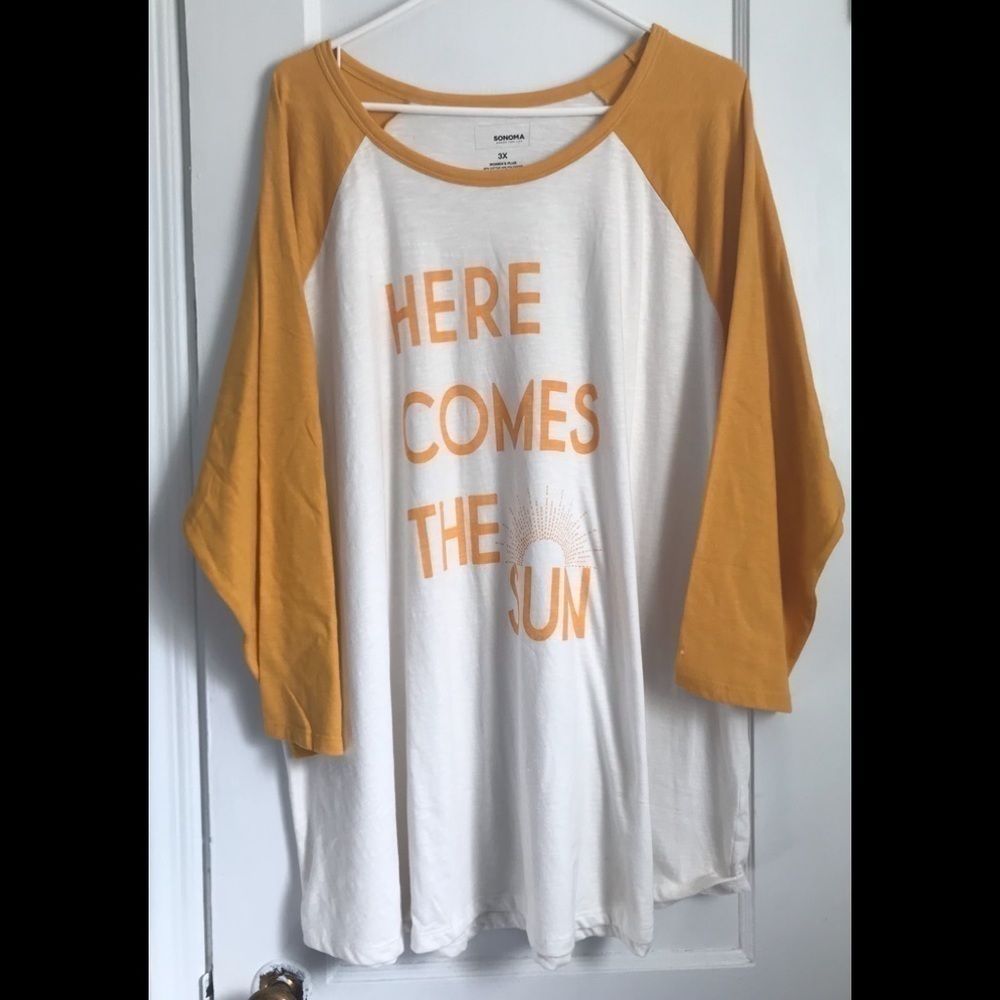 NWT -SO pullover tee with graphic design